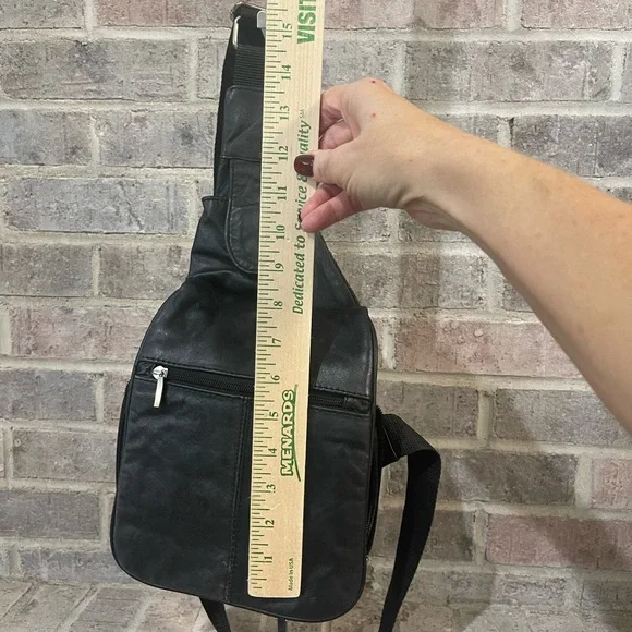 Black Sling Bag - Picture 4 of 10